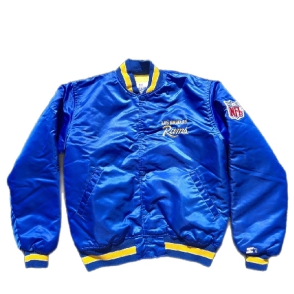STARTER Other - Vtg  LA Rams Jacket Bomber Starter Pro line Los Angeles NFL Football 80s 90s Lg